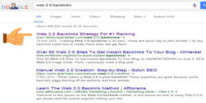 This page is now ranked no. 1 on Google search using just web 2.0 backlinks