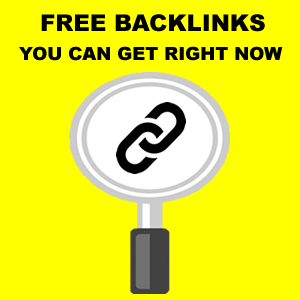 Free backlinks that you can get right now