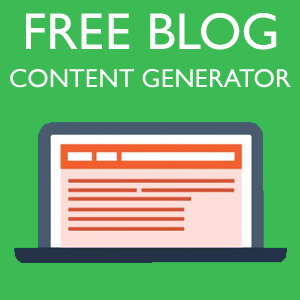 Free Blog Content Generator
