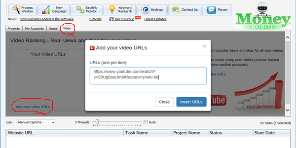 You can easily add YouTube video views and likes too