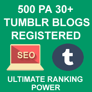 Register 500 High PA Tumblr Blogs