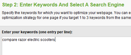 Enter Keyword for Analysis