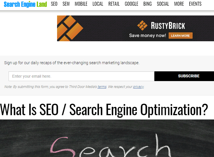 Search Engine Land SEO Analysis