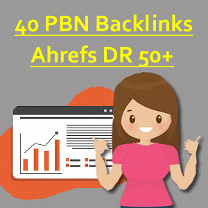 40 PBN backlinks Service DR 50+