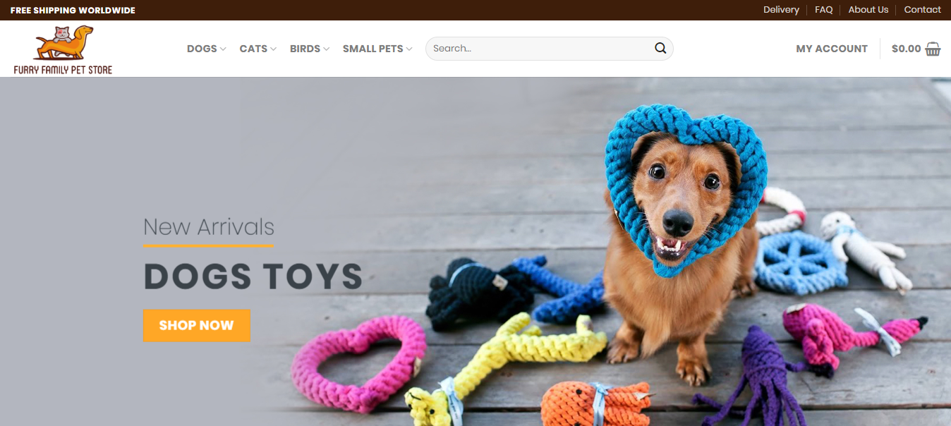 Fully Stocked Dropshipping PET CLOTHES Website Business For Sale Domain Host 