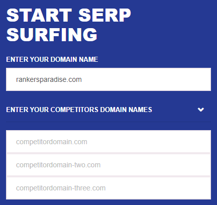 Add URL to Serp Surf