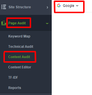 SEO Tool For Content Audit