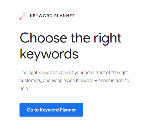 SEO keyword planning