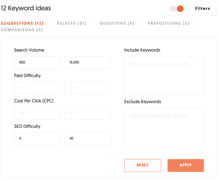 Get better keyword ideas with this tool