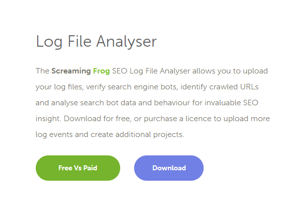 Log File Analyzer tool