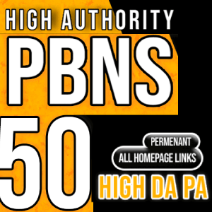 Image showing 50 PBNs of high domain authority