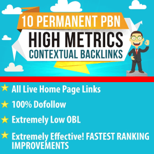 Image shows 10 PBN Backlinks to buy from Rankers Paradise