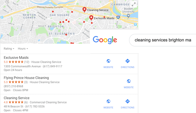 Get your company to the top of Google's local search results by increasing your Google My Business profile's rating, reviews, and visibility