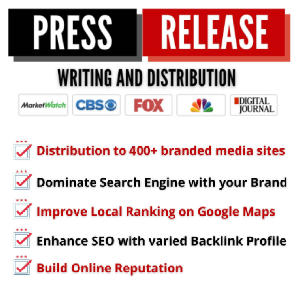 400+ Site Press Release Distribution [WRITING INCLUDED]