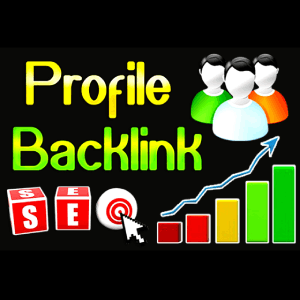 Service to create profile brand backlinks