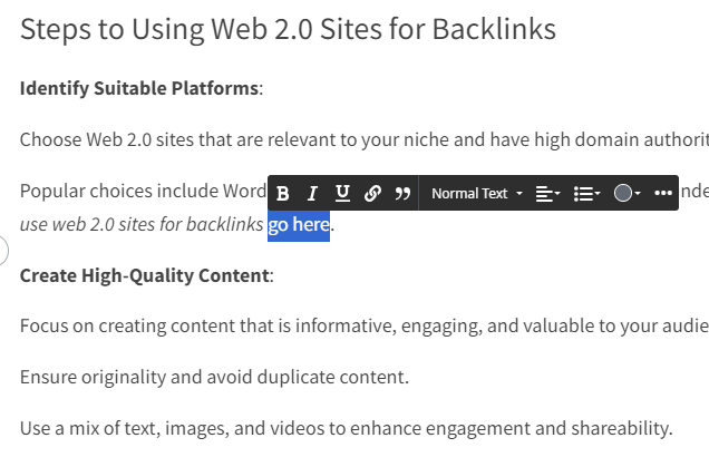 Get a web 2.0 backlink from strikingly.com