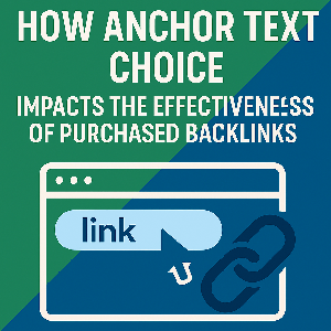 How Anchor Text Choice Impacts the Effectiveness of Purchased Backlinks