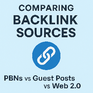 Comparing Backlink Sources: PBNs vs Guest Posts vs Web 2.0