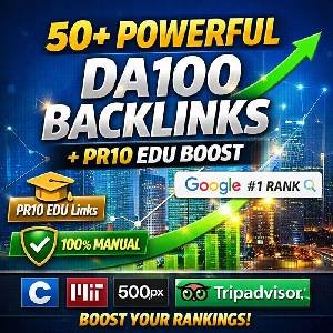 MANUAL Execute 50+ POWERFUL DA100 Backlinks with PR10 EDU Boost