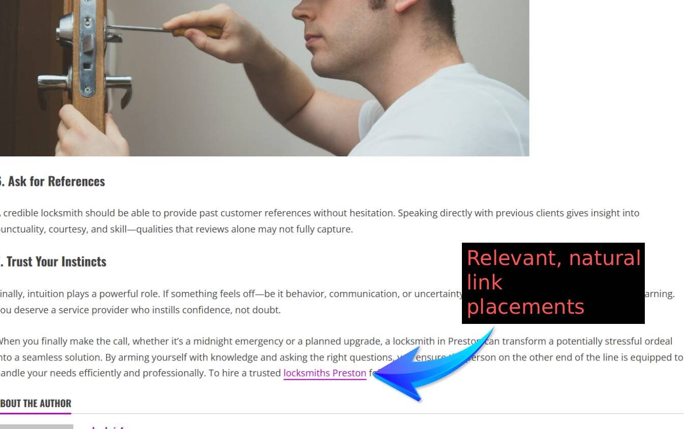 20 Natural Backlink Placements