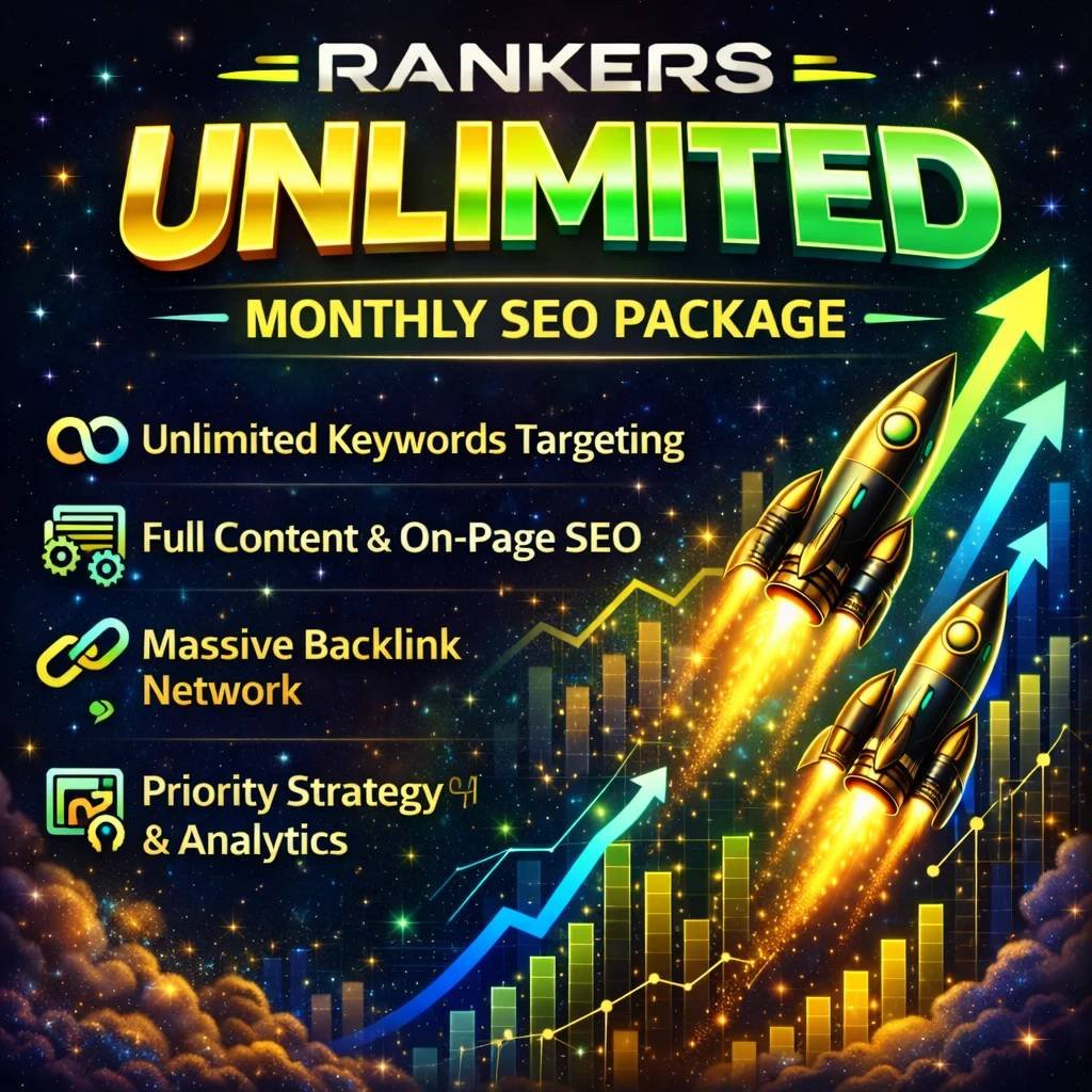 Rankers Unlimited Monthly SEO Service