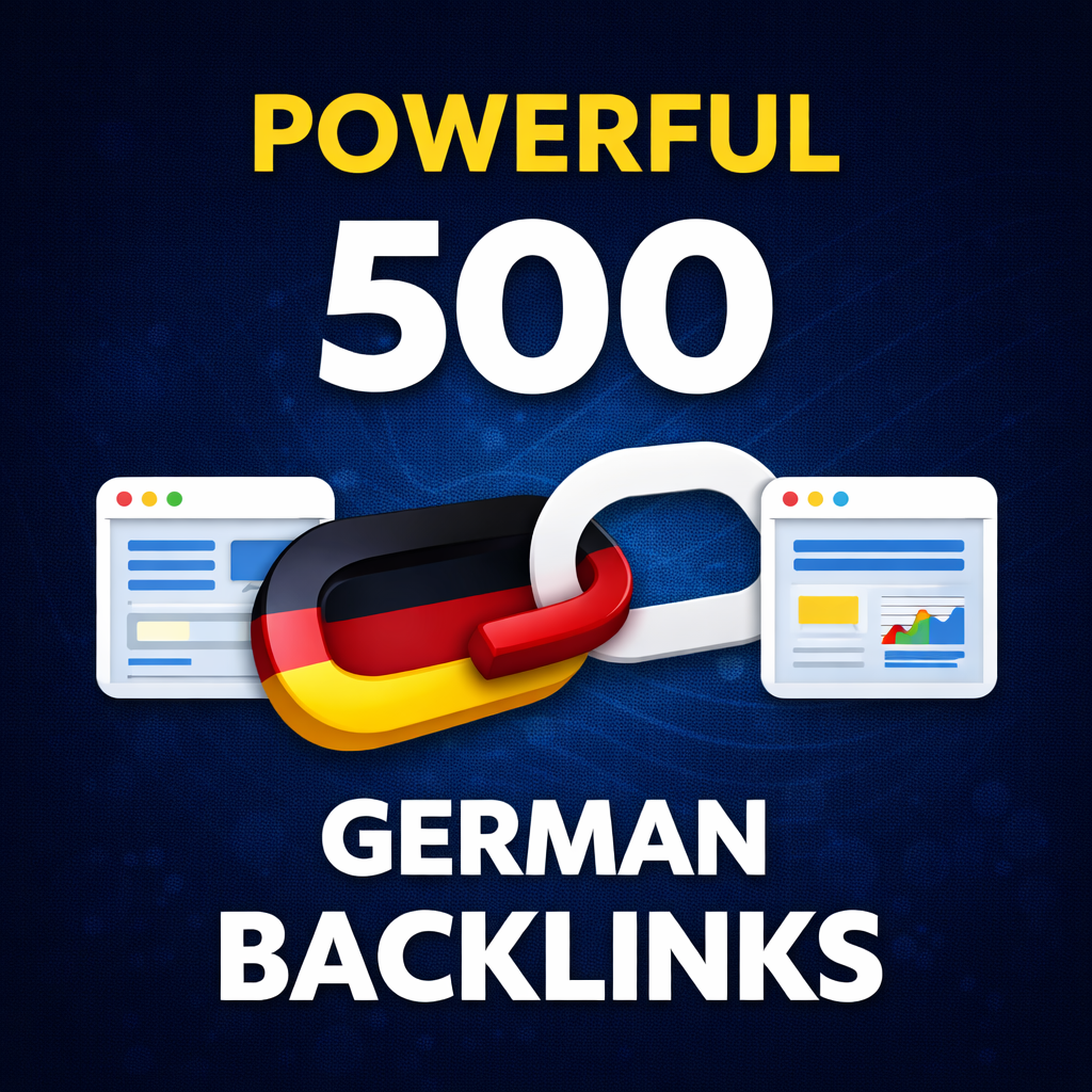 500 POWERFUL GERMAN .DE WEBSITE BACKLINKS (RANK HIGHER ON GOOGLE)