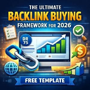 The Ultimate Backlink Buying Framework for 2026 (Free Template)
