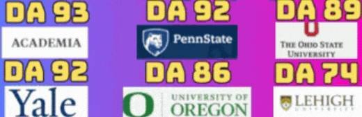 DA 90+ Edu Backlinks