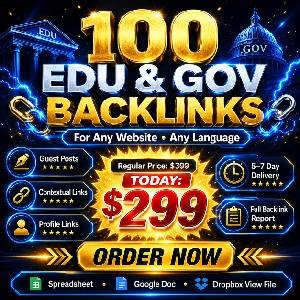 100 Powerful EDU & GOV Backlinks for Any Website in Any Language