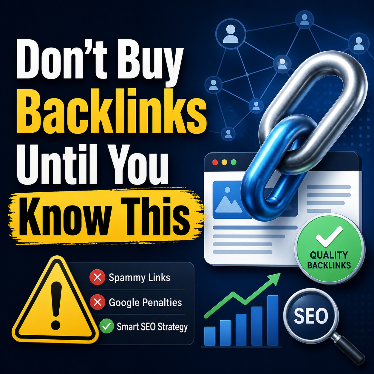 Only buy backlinks after you read this at Rankers Paradise