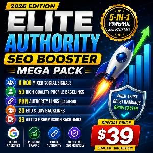 Elite Authority SEO Booster Mega Pack (Latest Edition)