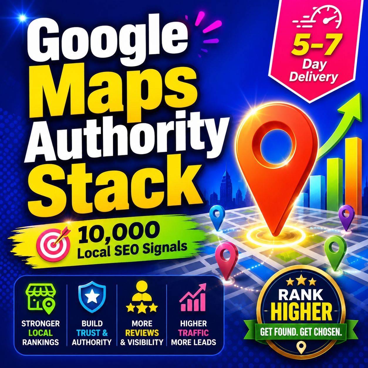 Buy 10,000 Google MAP Embeds all stacked for safety