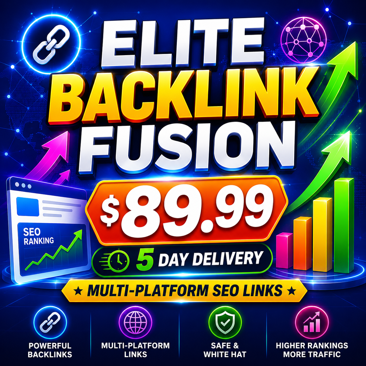 Buy all in one multi platform backlinks from Rankers Paradise