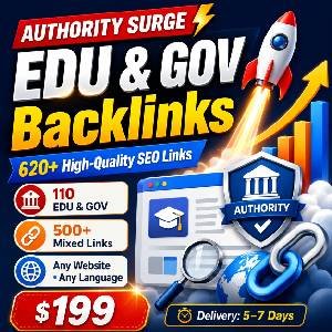 Authority Surge EDU & GOV Backlink Power Pack — 620+ SEO Links for Only $199