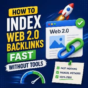 Image reads how to index web 2.0 backlinks fast without tools