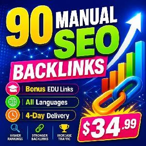 90 High DA and PR Backlinks Service