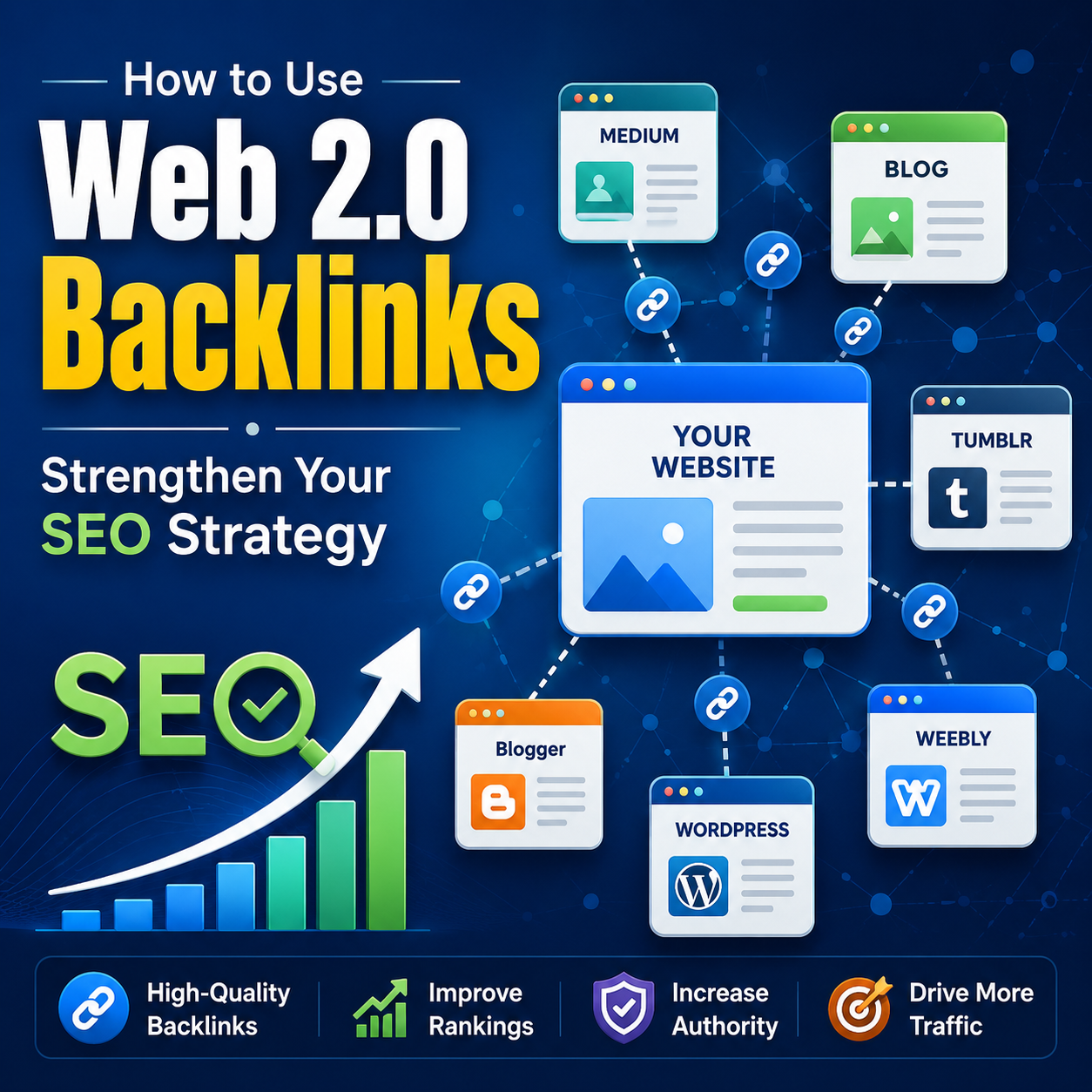 How to improve keyword rankings on Google using web 2.0 backlinks