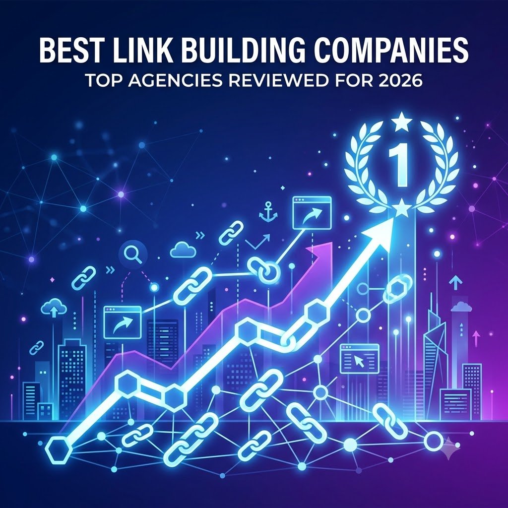 Image show the top agencies for link building in 2026 JUNE