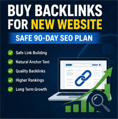 Buy backlinks for new website safe 90 day SEO plan