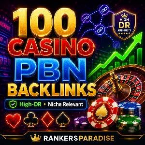100 casino PBN backlinks for gambling and betting websites
