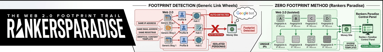 how to drop footprints when creating web 2.0 backlinks