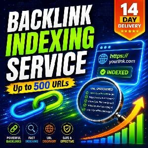 Backlink indexing service for up to 500 URLs