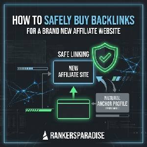 how to safely buy backlinks for a brand new affiliate website
