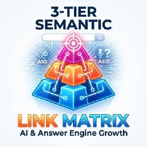 3-Tier Semantic Link Matrix for AI and Answer Engine SEO