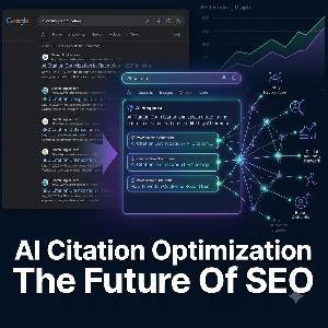 AI Citation Optimization showing the future of SEO and AI search visibility