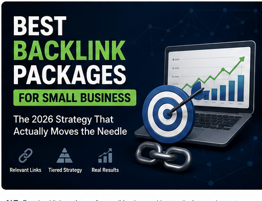 Best backlink packages for small business with growth chart and target