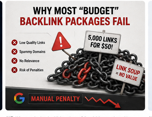 Why most budget backlink packages fail and risk manual penalties
