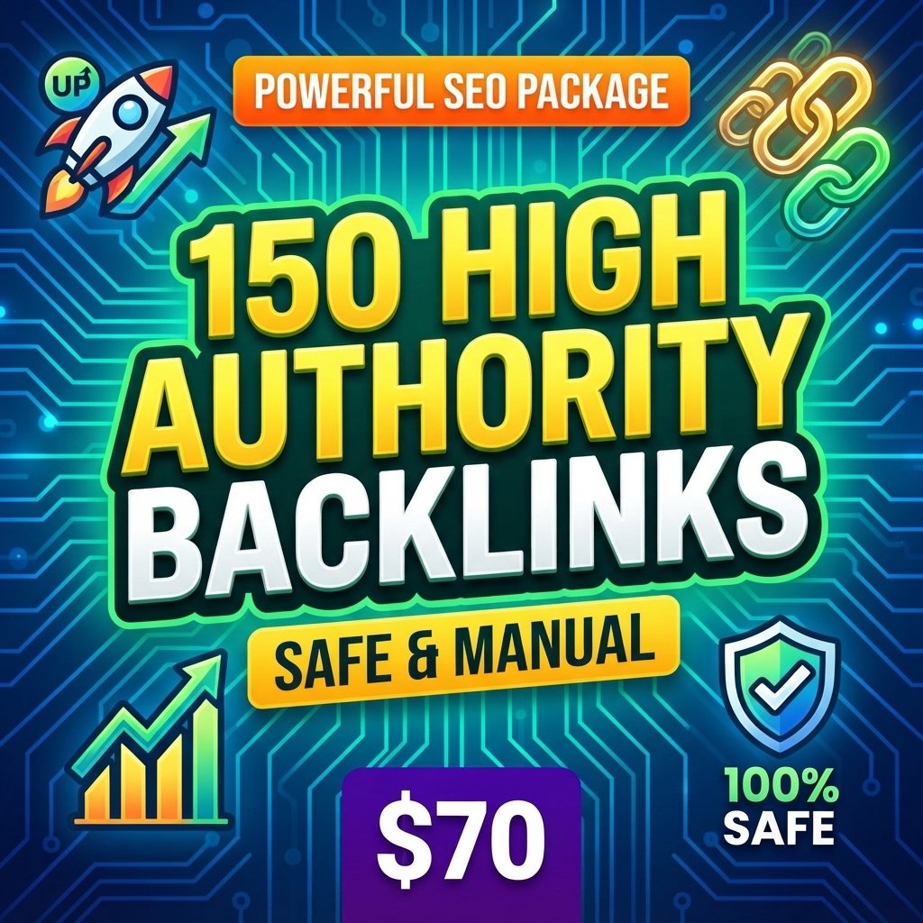 Buy 150 High Authority Backlinks for $70 with fast delivery and complete reporting