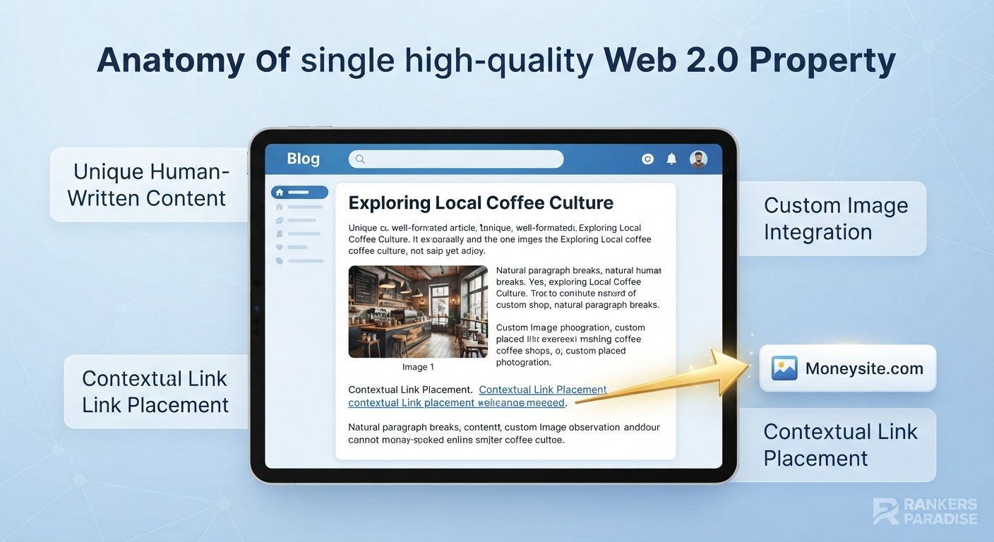 Anatomy of a Premium Web 2.0 Property: Content and Link Structure