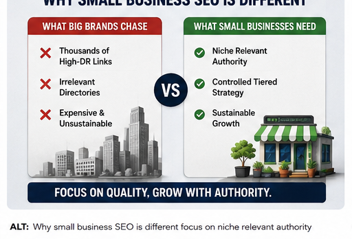 Why small business SEO is different with a focus on niche relevant authority